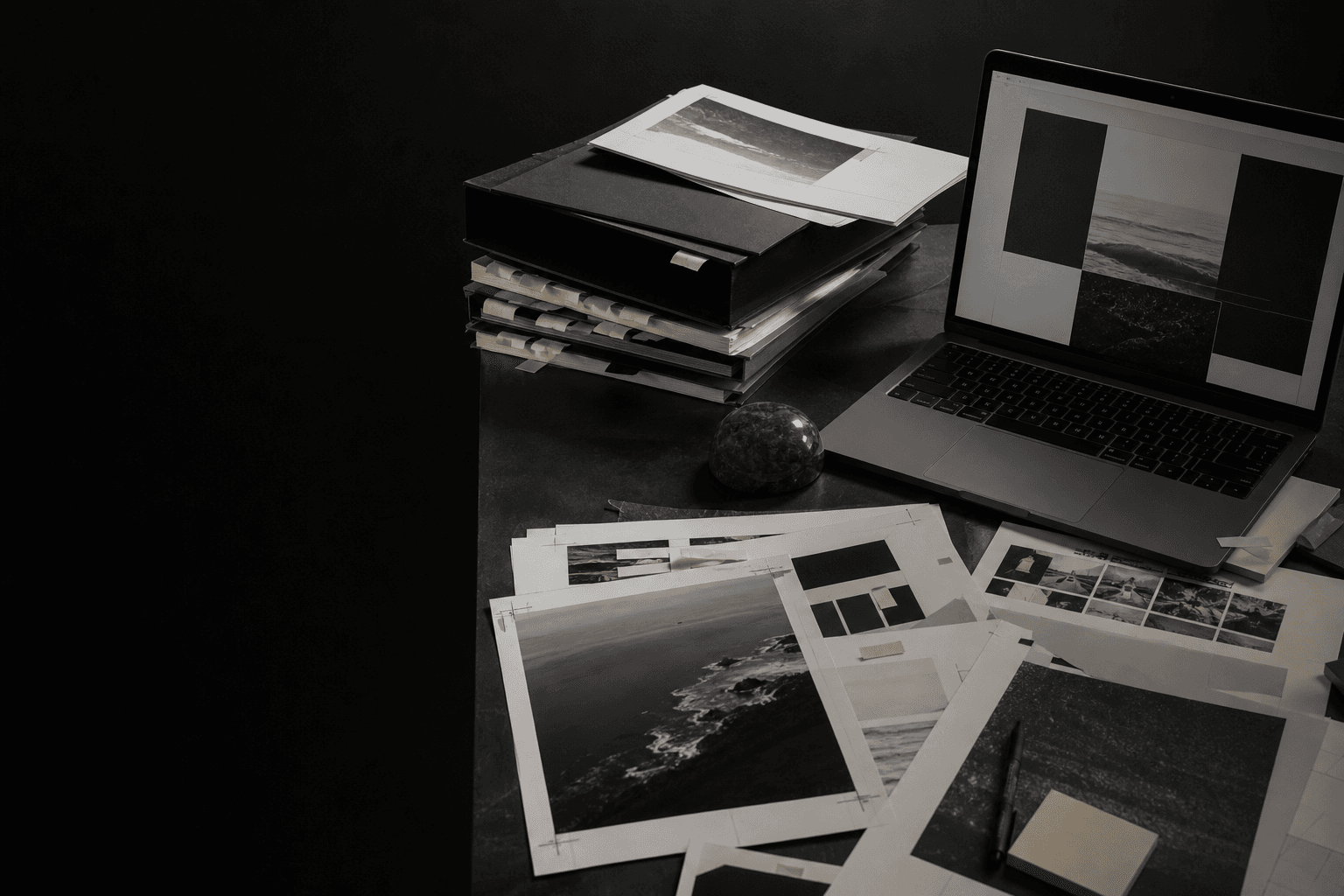 Report pages, publication assets, and a web layout prepared for digital production